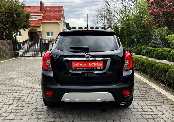 Opel Mokka cena 48800 przebieg: 94000, rok produkcji 2014 z Bisztynek małe 631